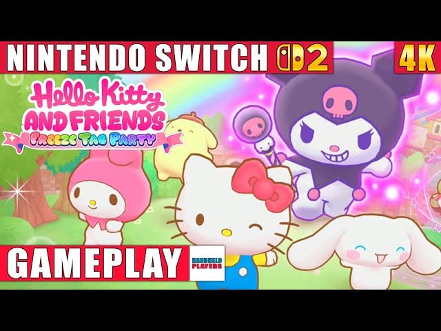Hello Kitty and Friends: Freeze Tag Party Nintendo Switch 2 Gameplay in 4K