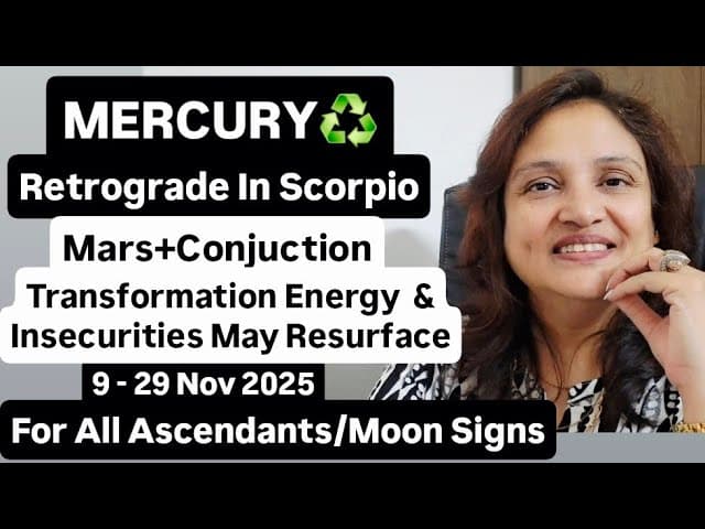 MERCURY Retrograde In Scorpio♻️9-29Nov 2025 Mars+Conjuction🕯Jupiter Aspects 📿 For All Zodiac Signs
