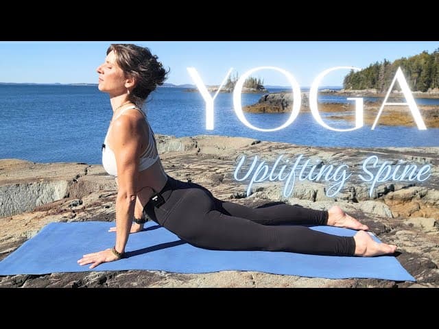 50-Min Hatha Yoga for Spine Health & Core Strength | Uplifting Yourself