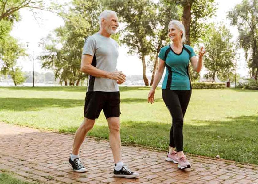 Walking Outdoors Reduces Frailty in Older Adults