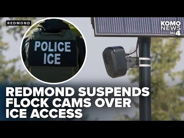 Redmond PD completely suspends Flock camera use amid statewide concerns over ICE access