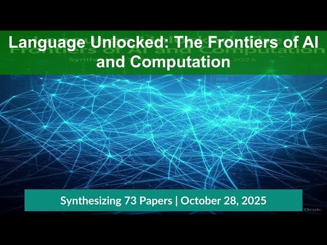 AI Frontiers: LLM Reliability, Personalization & Reasoning Breakthroughs (Oct 28, 2025)