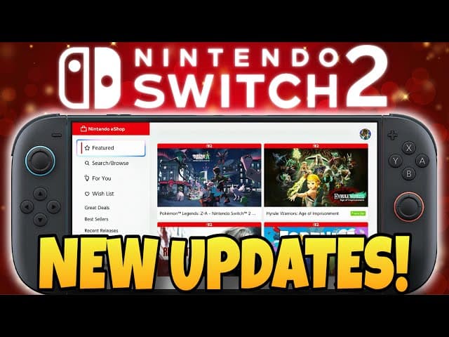 New Nintendo Switch 2 Updates Just Appeared!
